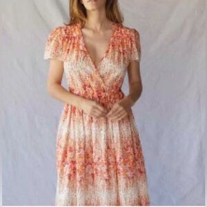 The Dawn Dress in Sunset Gladiola